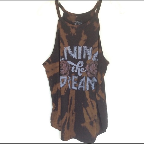 Tops - Living The Dream Tie Dye Tank Top